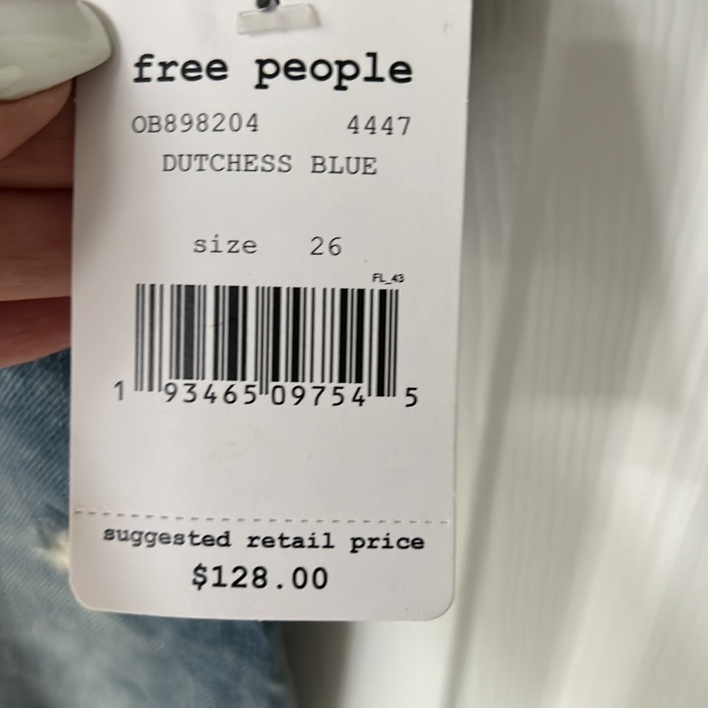 Free people denim overalls NWT - Picture 4 of 5